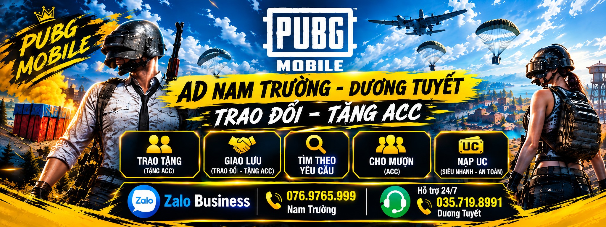 Nam Trường Dương Tuyết - mua bán, trao đổi tài khoản game